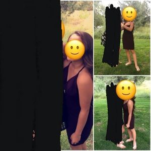 Maroon fitted formal dress